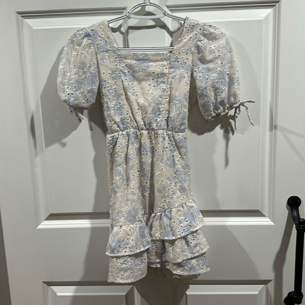 Girls, Speechless Kids, blue and white dress size 8